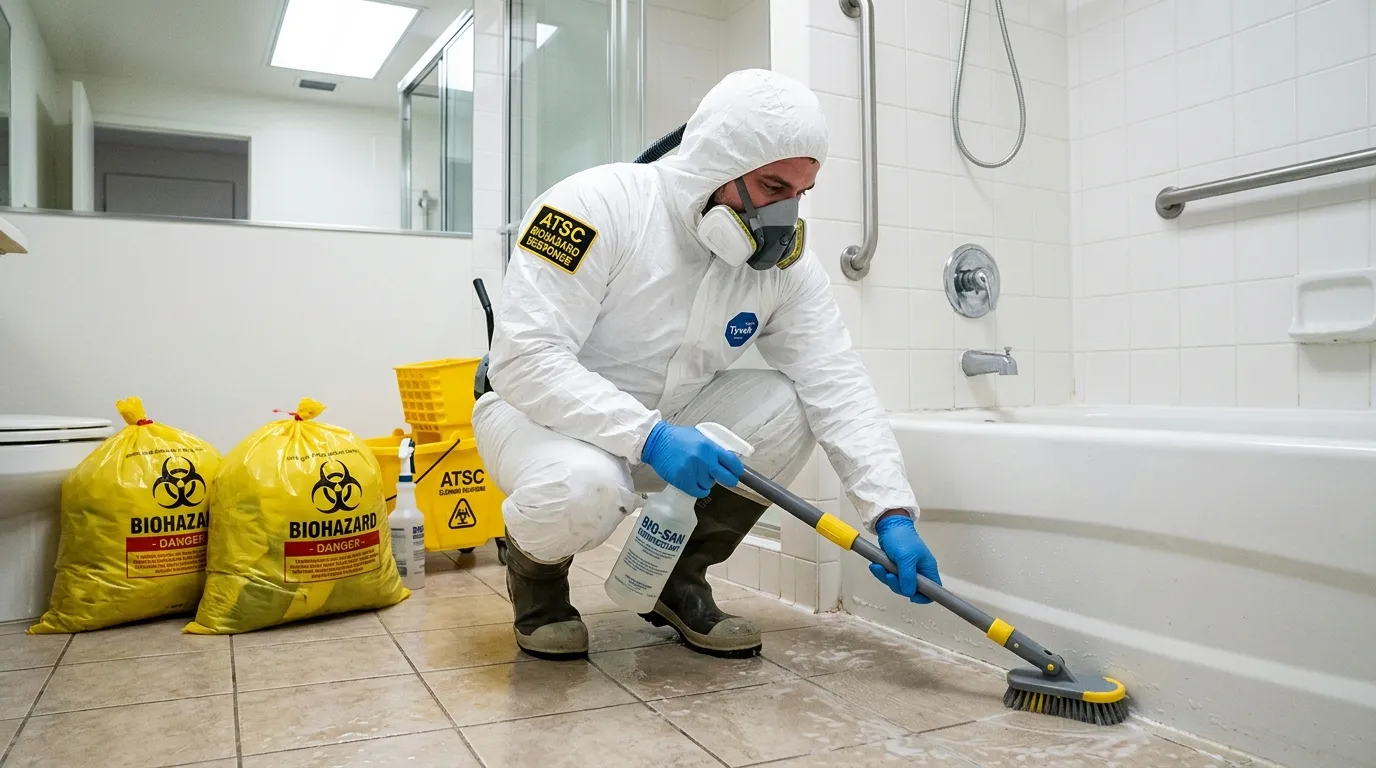 Decontamination equipment deployed for Blood Cleanup in Hebron